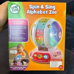 Leap frog spin and sing alphbet zoo- pink/purple